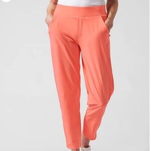 NWT- ATHLETA Brooklyn Ankle Pant, Sunset Glow
